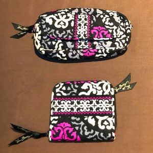 Vera Bradley wallet & case in Canterberry Magenta